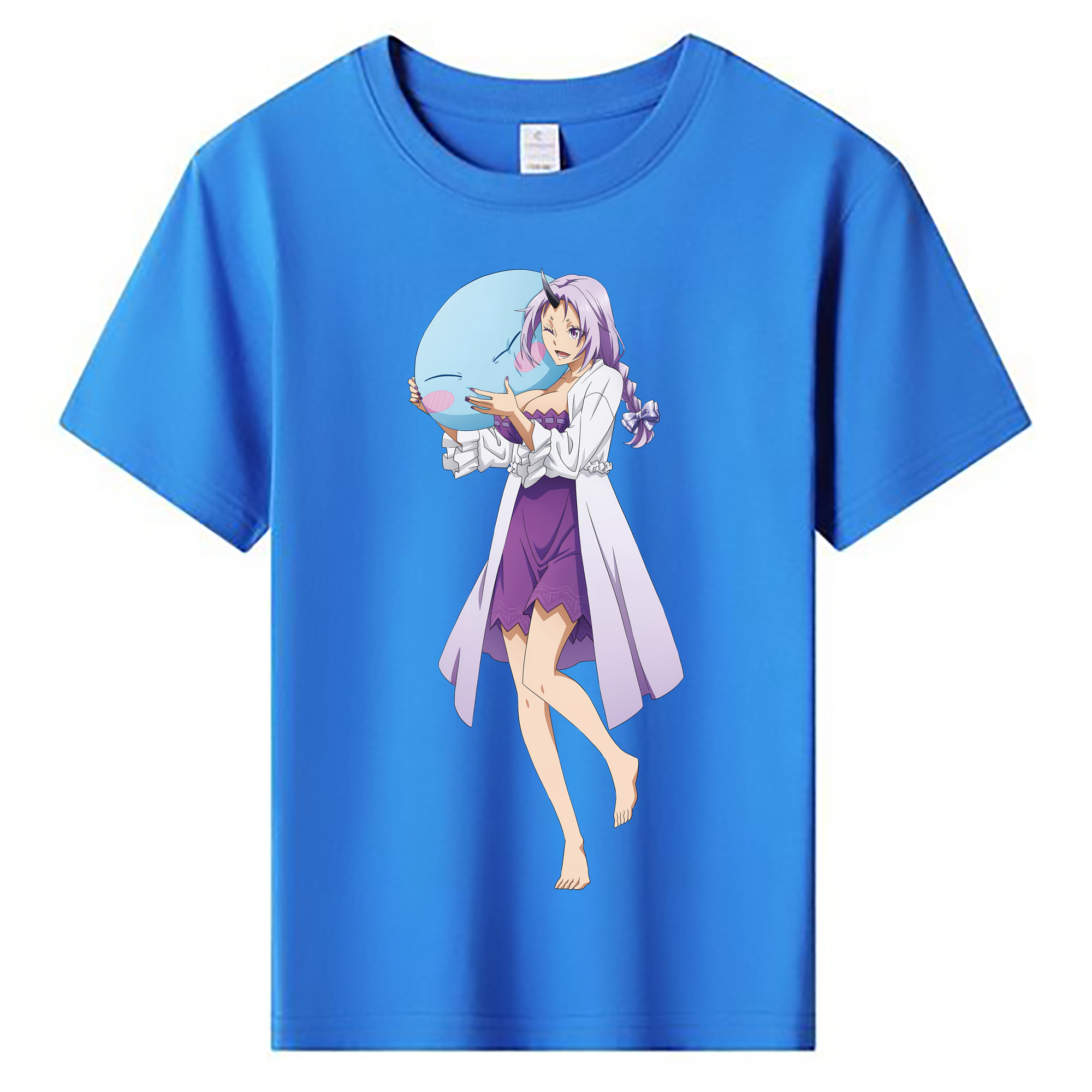 （画像用） 転スラ Regarding Reincarnated to Slime 綿100％キッズTシャツ（フロントプリント）